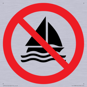 Prohibition: No sailing